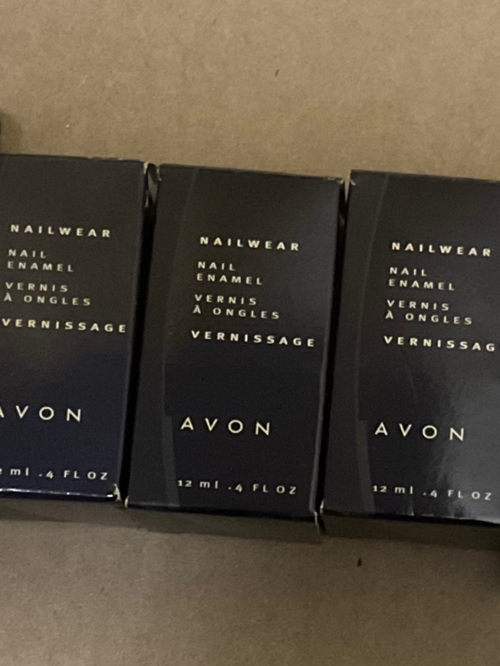 Avon Speed Dry Delicata and 2 Avon Nailwear Pink Foil , 1 Like Linen, 1 Clear
